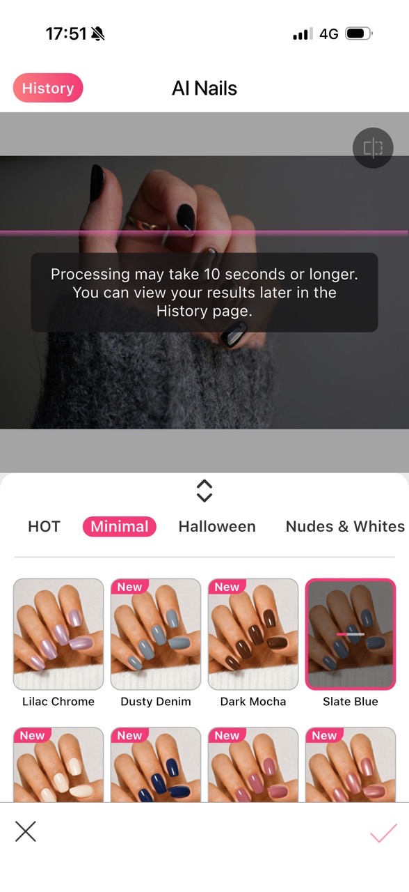 Wait for around 10-30 Seconds Real user interface showing the system asks a user to wait.