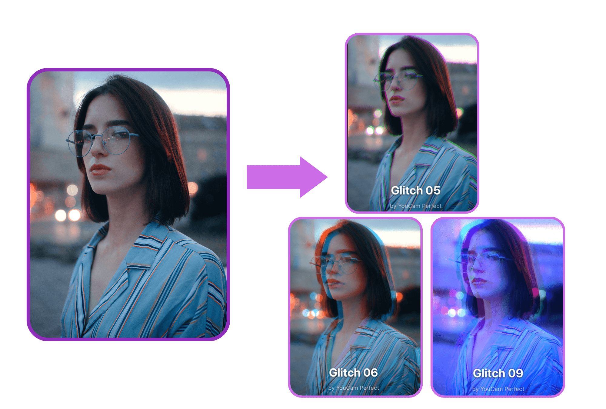 Pixelated Glitch Effect