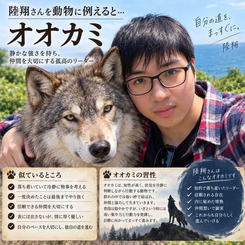 男性の画像でチャッピー動物診断をやった結果 男性の画像でチャッピー動物診断をやった結果