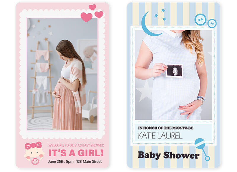 diseñar invitaciones para baby shower