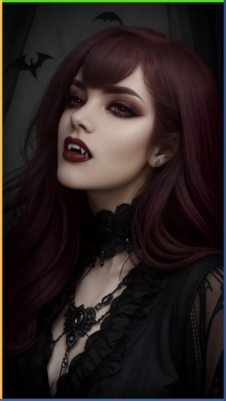 Foto de perfil de Halloween combinando com maquiagem de vampiro