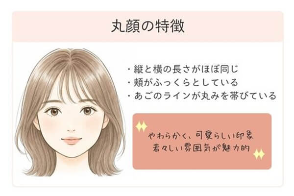 丸顔の特徴