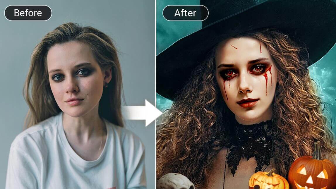 Filtro bruja: Prueba el filtro de bruja este Halloween 2026