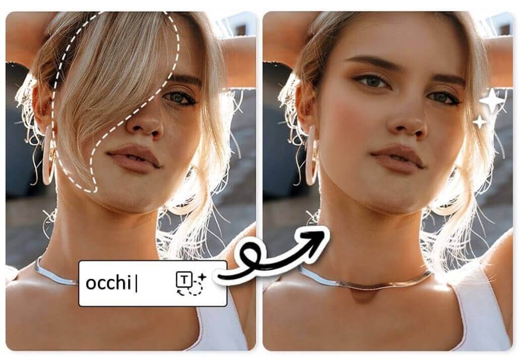 Miglior app per modificare foto viso gratis: YouCam Perfect come aprire gli occhi in una foto