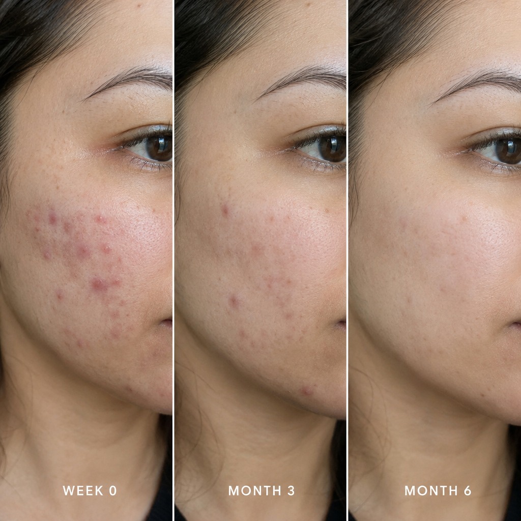 acne progress