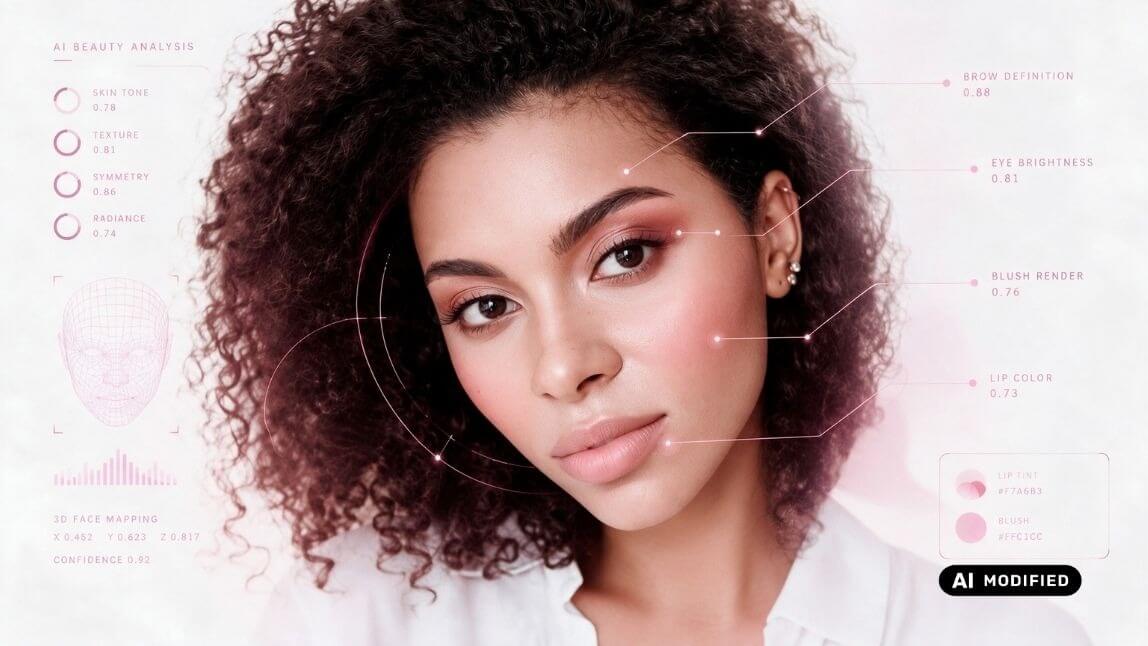 How Virtual Makeup Try-On Renders Lipstick, Blush & Foundation