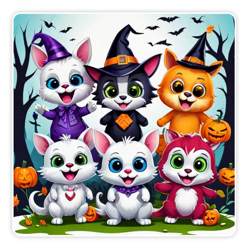 Urocze halloweenowe obrazki Twórz urocze halloweenowe obrazki z YouCam AI Pro