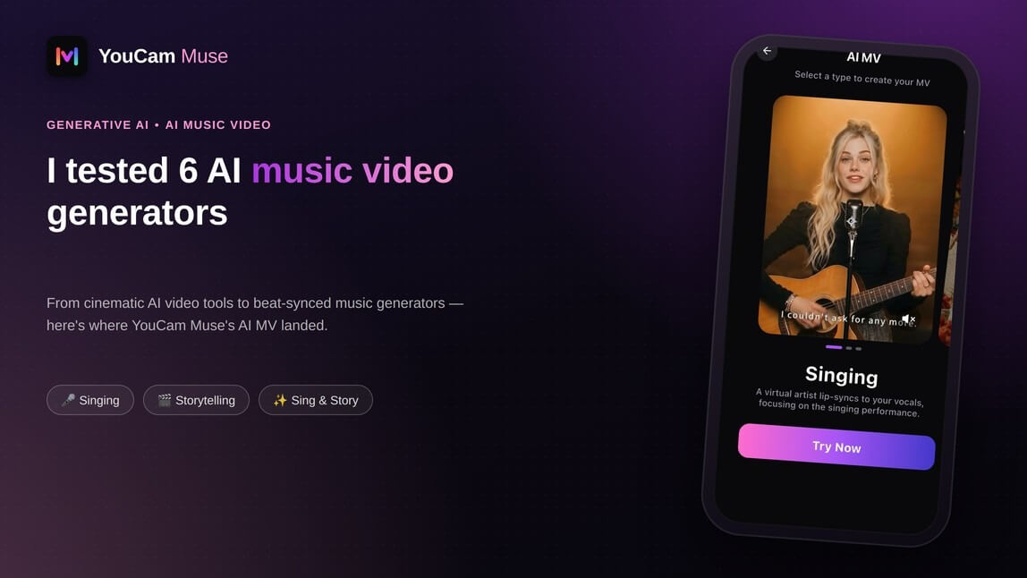 I Tested 6 AI Music Video Generators — Here's The Result