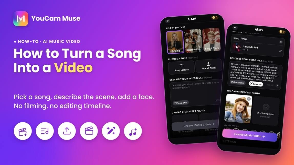 How to turn a song into a music video