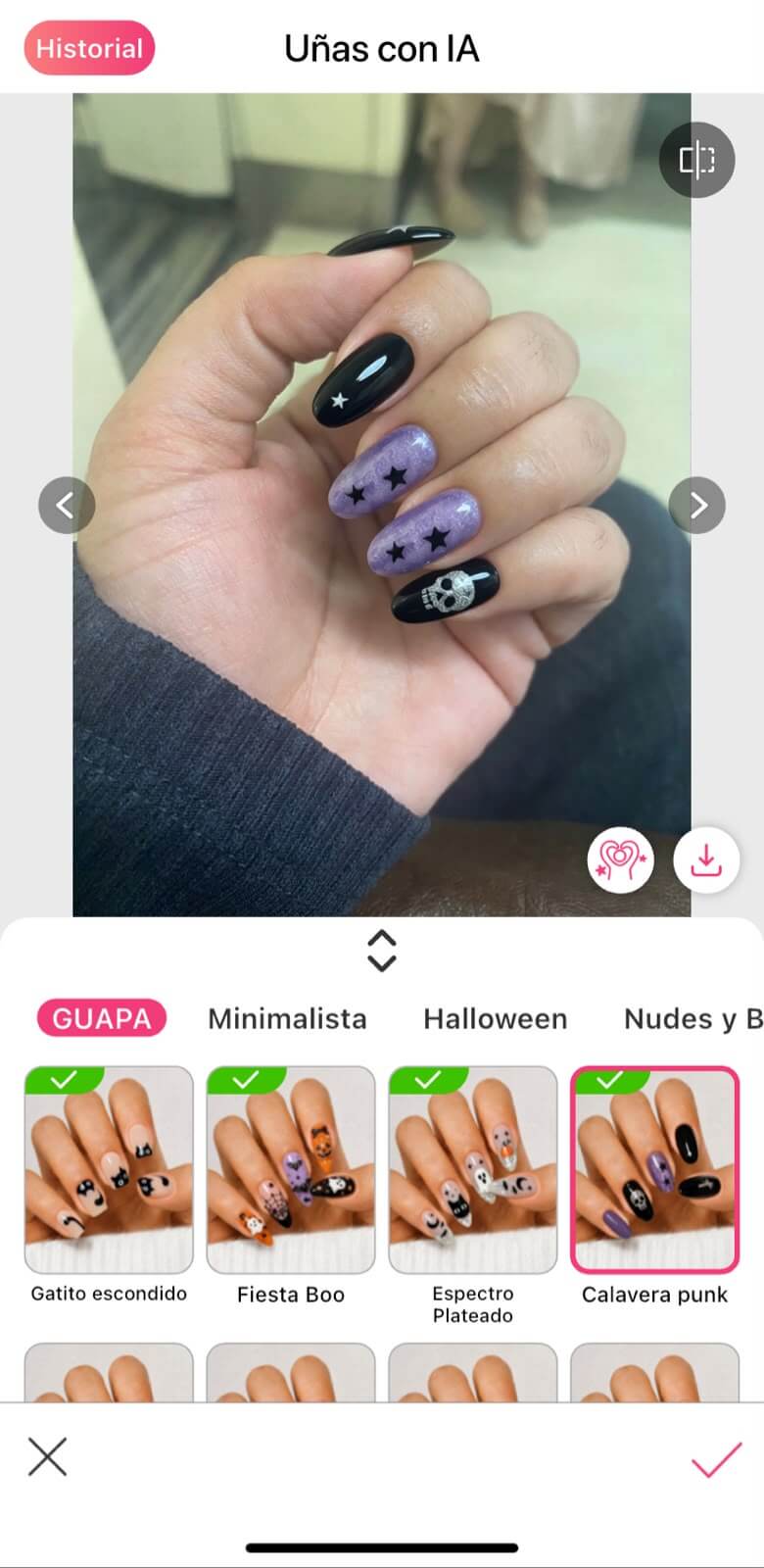 Essayez des ongles dans YouCam Makeup