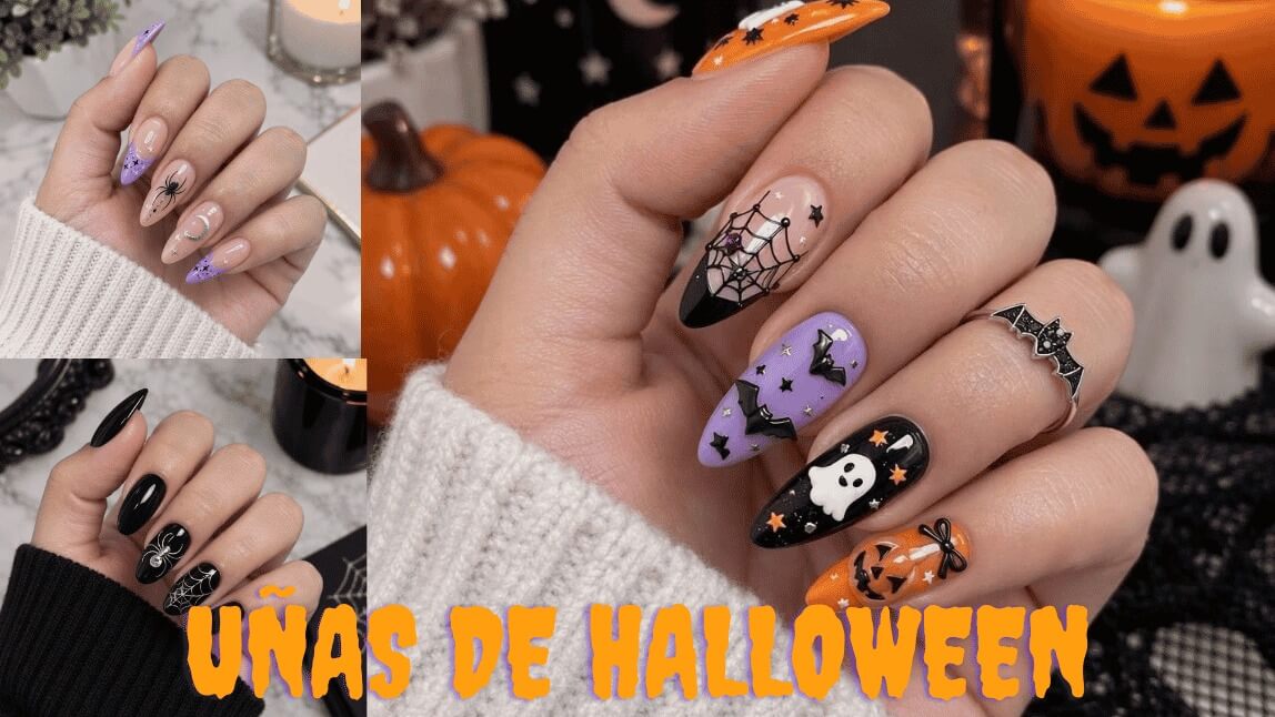 Uñas de Halloween: 12 diseños para probar con IA antes de tu manicure