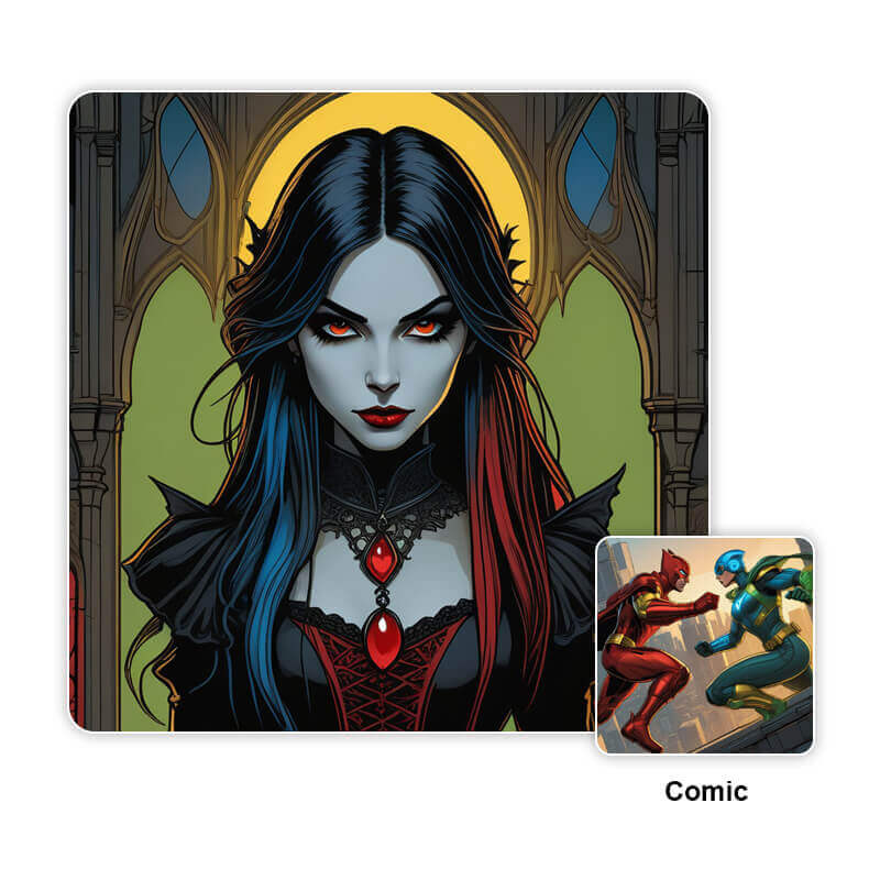 Best Gothic AI Generator for Gothic Art: Comic Style Best Gothic AI Generator for Gothic Art: Comic Style