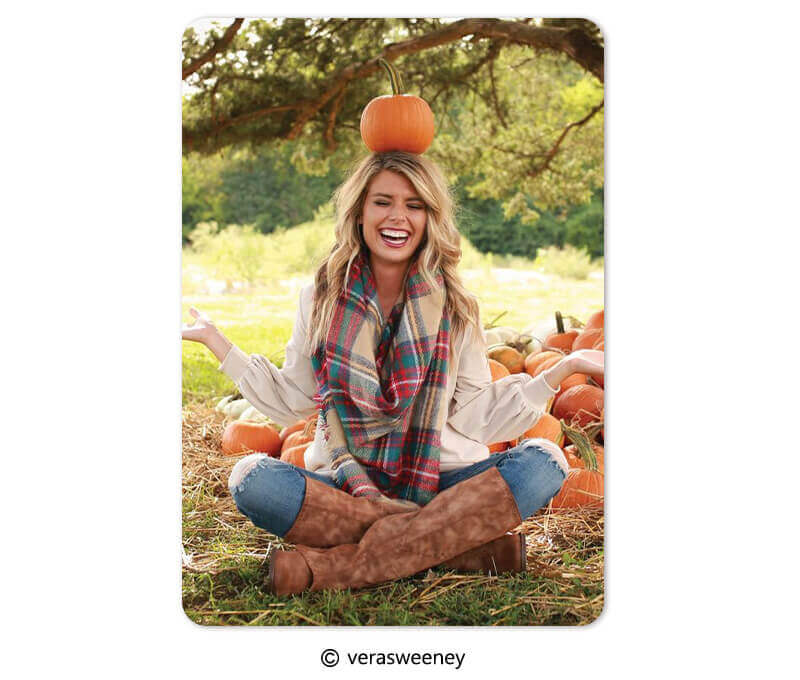 Pumpkin Patch Photo Idea Pumpkin Patch Photo Idea: Pit Pumpkins on Head