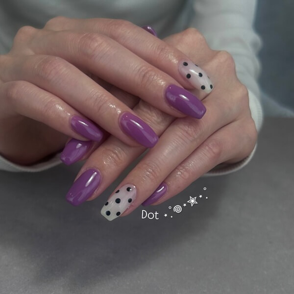 パープル×ドット パープル×ドット