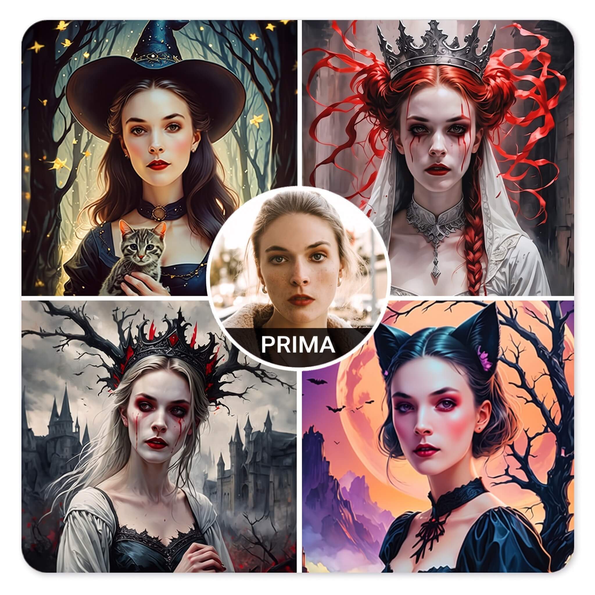 Crea Avatar di Halloween Editor Foto Halloween 2026: Filtri Foto & Effetti Foto