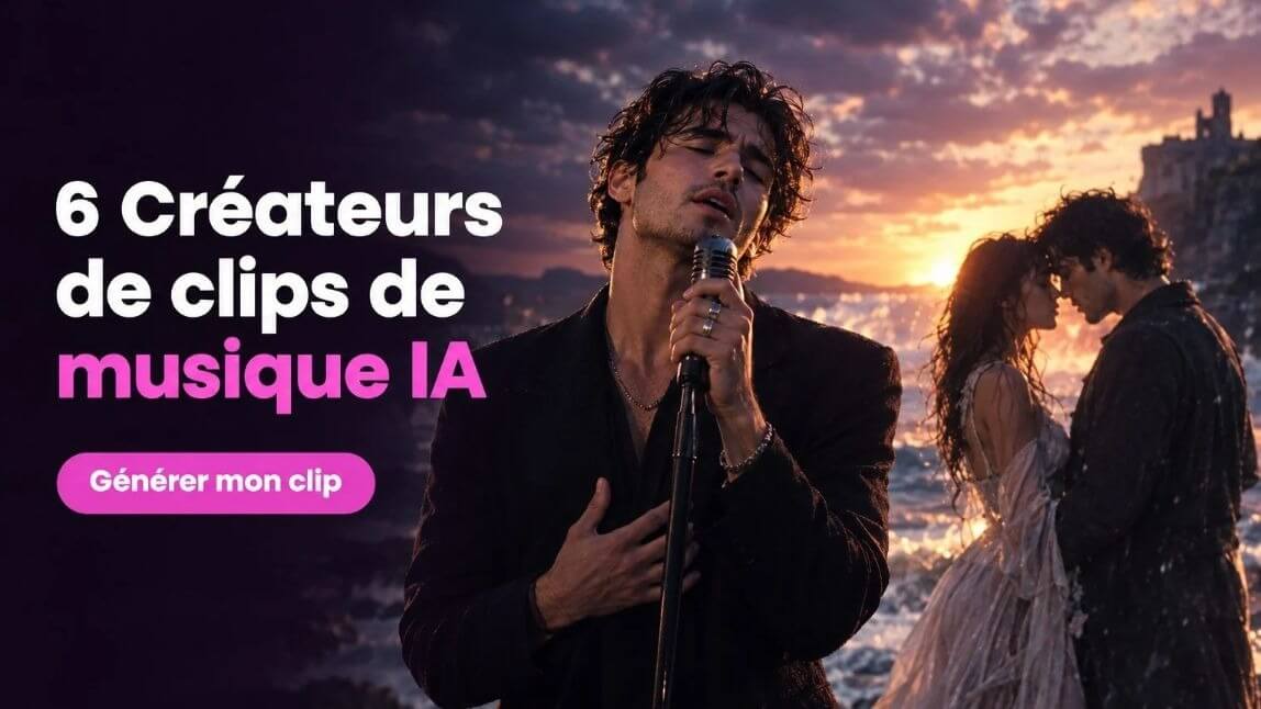 Découvrez 6 générateurs de clips vidéo de musique IA à tester en 2026