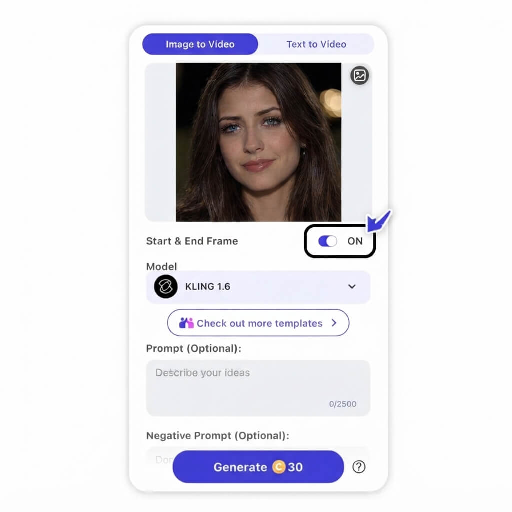 YouCam AI Pro : image en vidéo