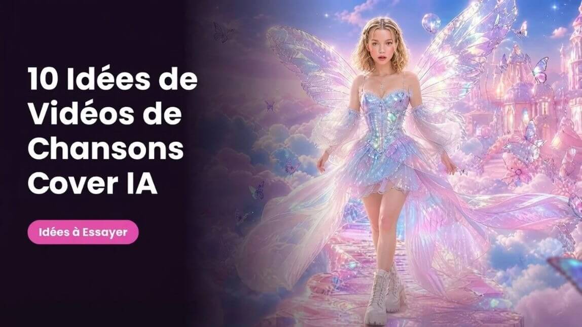 Créez chanson, musique et clip musical de reprises et cover avec l'IA
