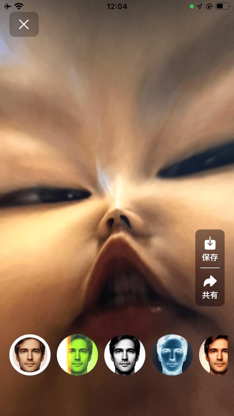 爆笑カメラLOLの操作画面 爆笑カメラLOLの操作画面
