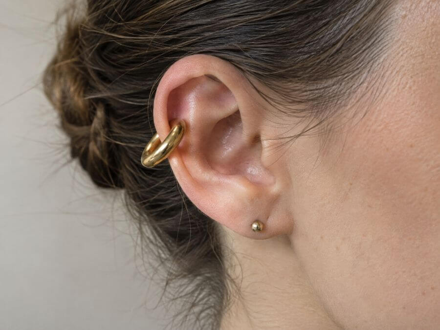 Conch hoop statement ear stack