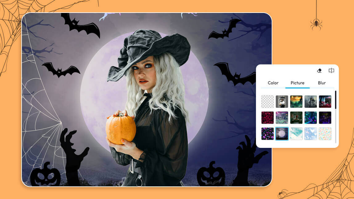 Utilizza l'editor foto di Halloween 2024 di YouCam per modificare le tue foto
