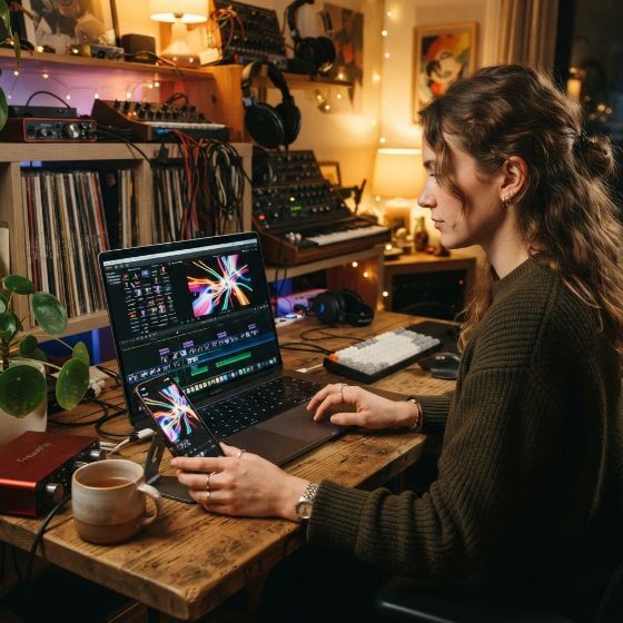 Example image: Check the song before you build visuals on it