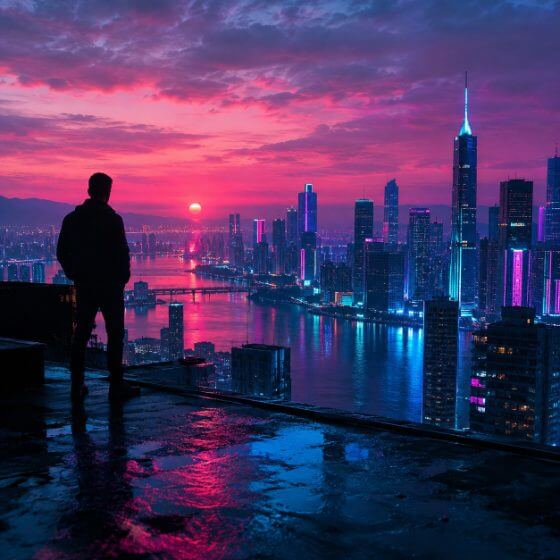 Example image: A bold visual style
