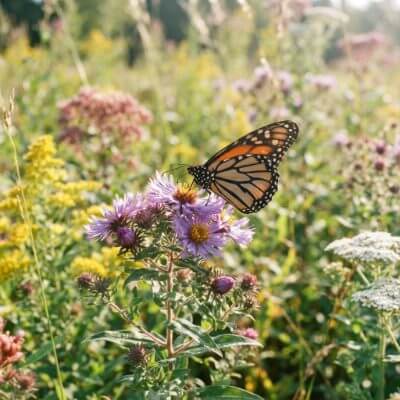 AI-generated illustration of a butterfly as a spirit animal