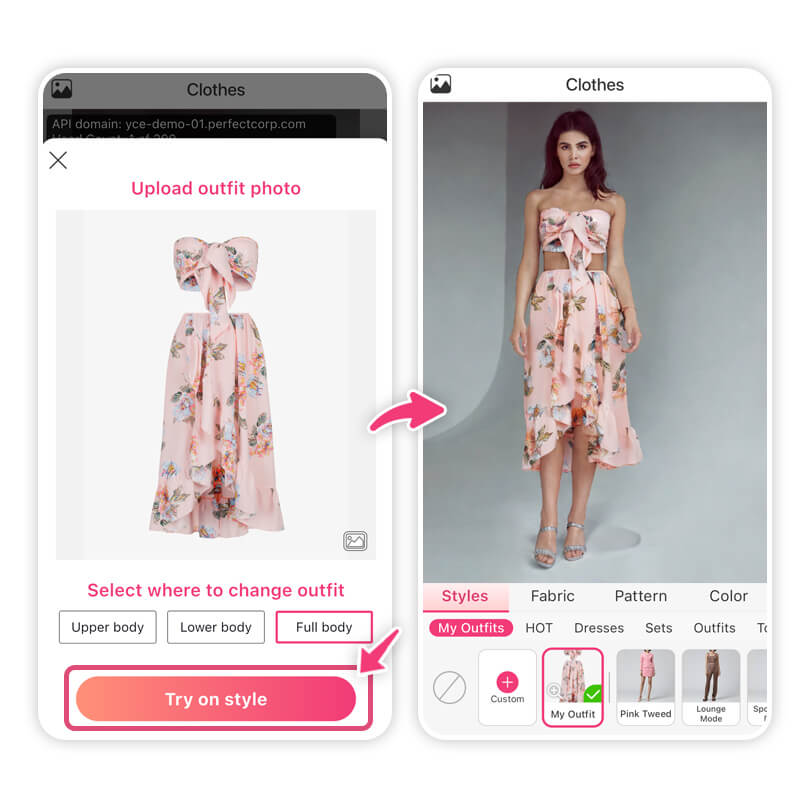 Appli vêtement : importer un vêtement et essayez le sur vous Appli vêtement : importer un vêtement et essayez le sur vous
