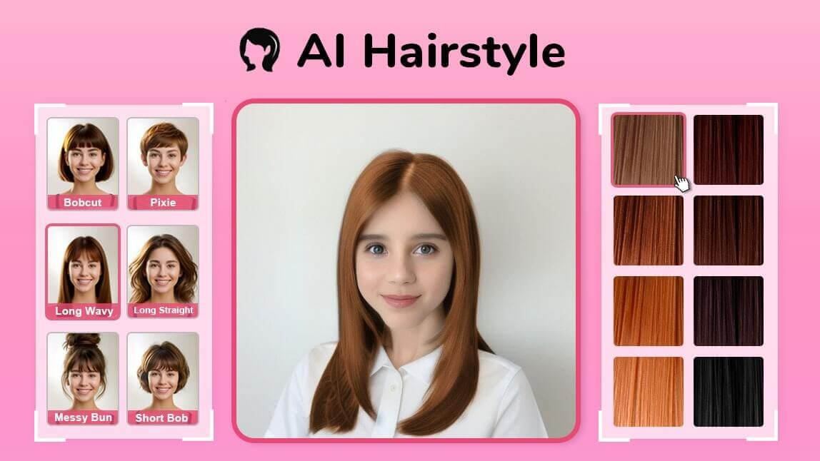 Free AI Hairstyle Changer: Try Virtual Haircuts & Hair Colors