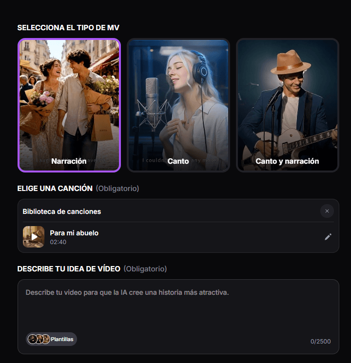 Crear videoclip con YouCam Muse