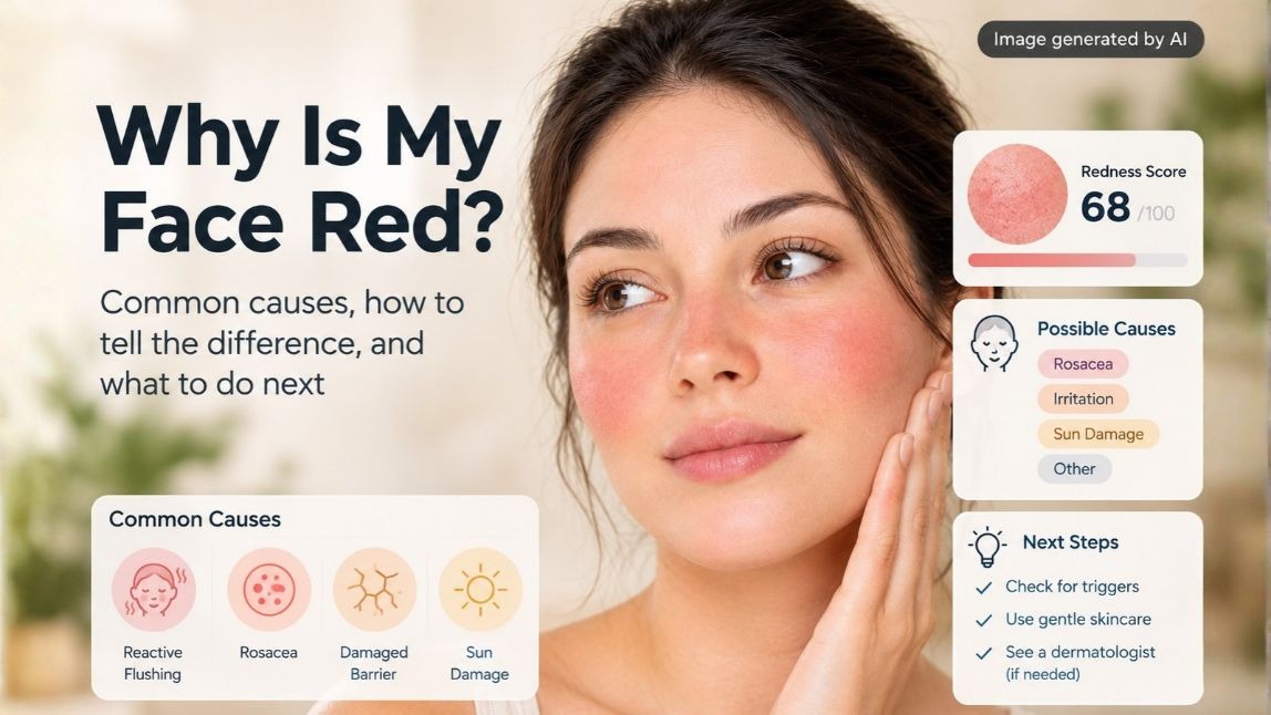 Why Is My Face Red? How to Sort the Causes, and How a Skin Analysis API Scores Redness