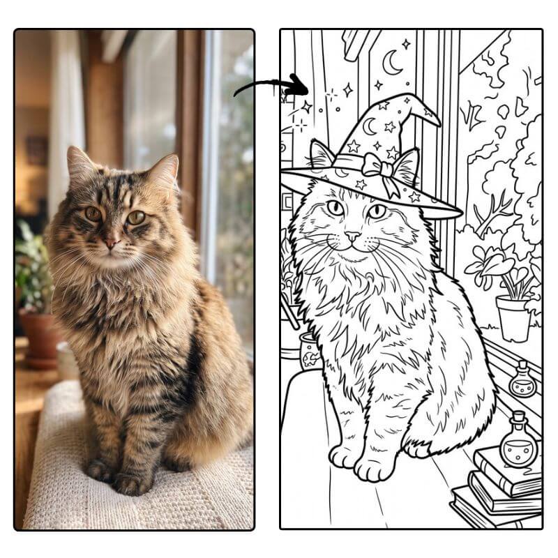 Coloriage d'Halloween dessin