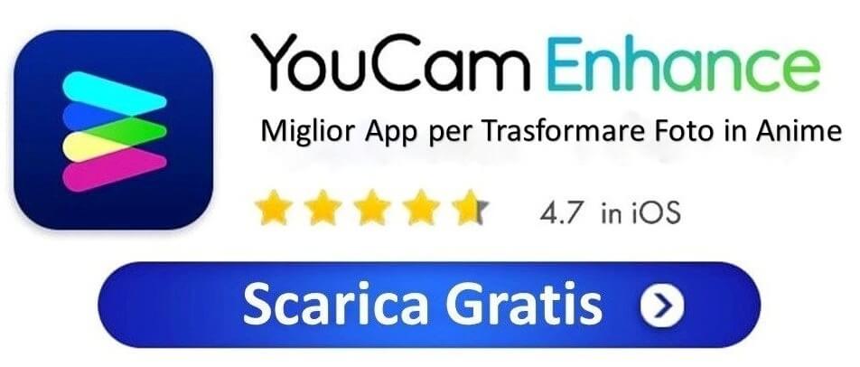 Scarica YouCam Enhance - Miglior App per Trasformare Foto in Anime