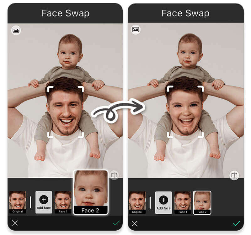 cambiar caras en fotos