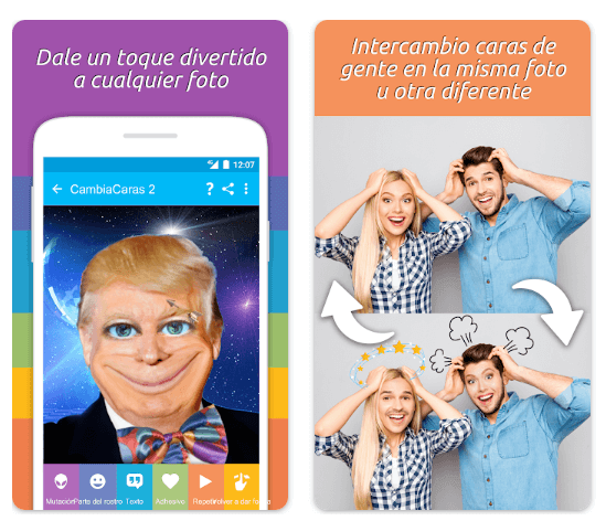 App para cambiar caras en fotos