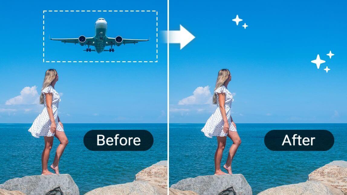 How to Remove Object from Photo using iPhone without App