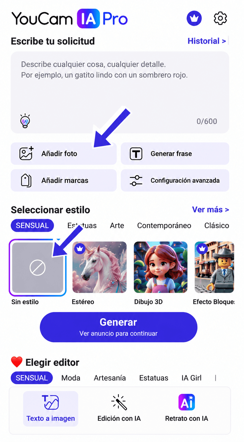 Generar Perdon trend con YouCam AI Pro Generar Perdon trend con YouCam AI Pro