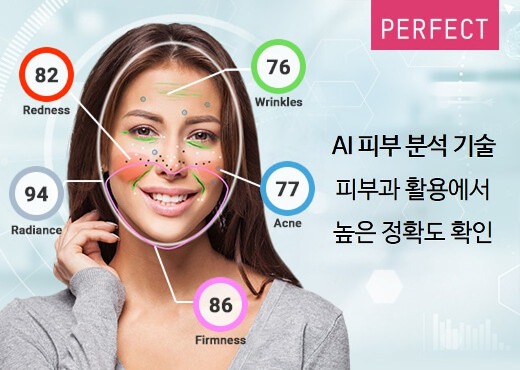 퍼펙트의 AI 피부 기술, 피부과 활용에서의 높은 정확도 확인
