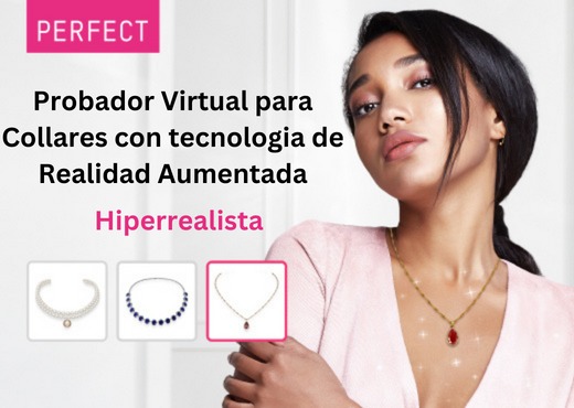 Perfect Corp. presenta un Probador Virtual de collares en tiempo real