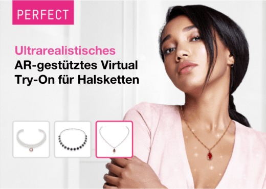 Perfect Corp. stellt einzigartige, hochpräzise AR- und KI-gestützte virtuelle Anprobetechnologie für 3D-Halsketten vor, die das Einkaufserlebnis für Schmuck verbessern wird