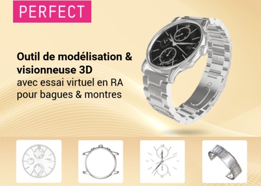 Perfect Corp. lance un nouvel outil de modélisation 3D et une visionneuse 3D pour améliorer la création de SKUs de bagues & de montres ainsi que l’expérience d’achat en ligne.