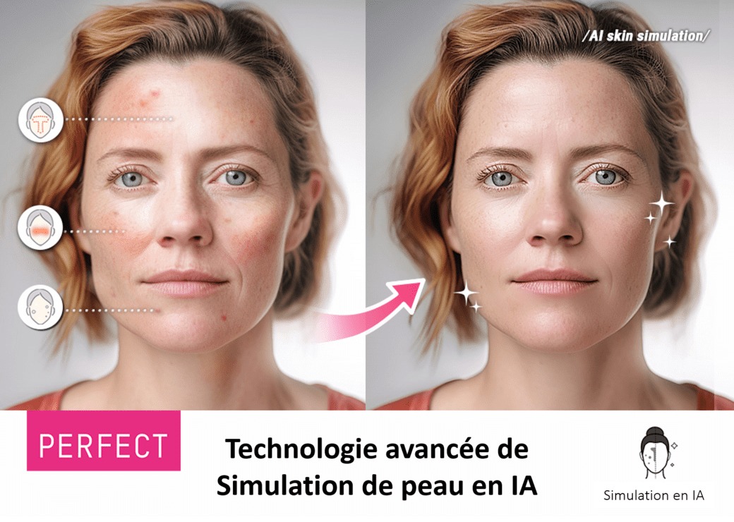 Perfect Corp. étend sa technologie de Simulation de la peau en IA afin d’aider les consommateurs à visualiser leurs futures améliorations.