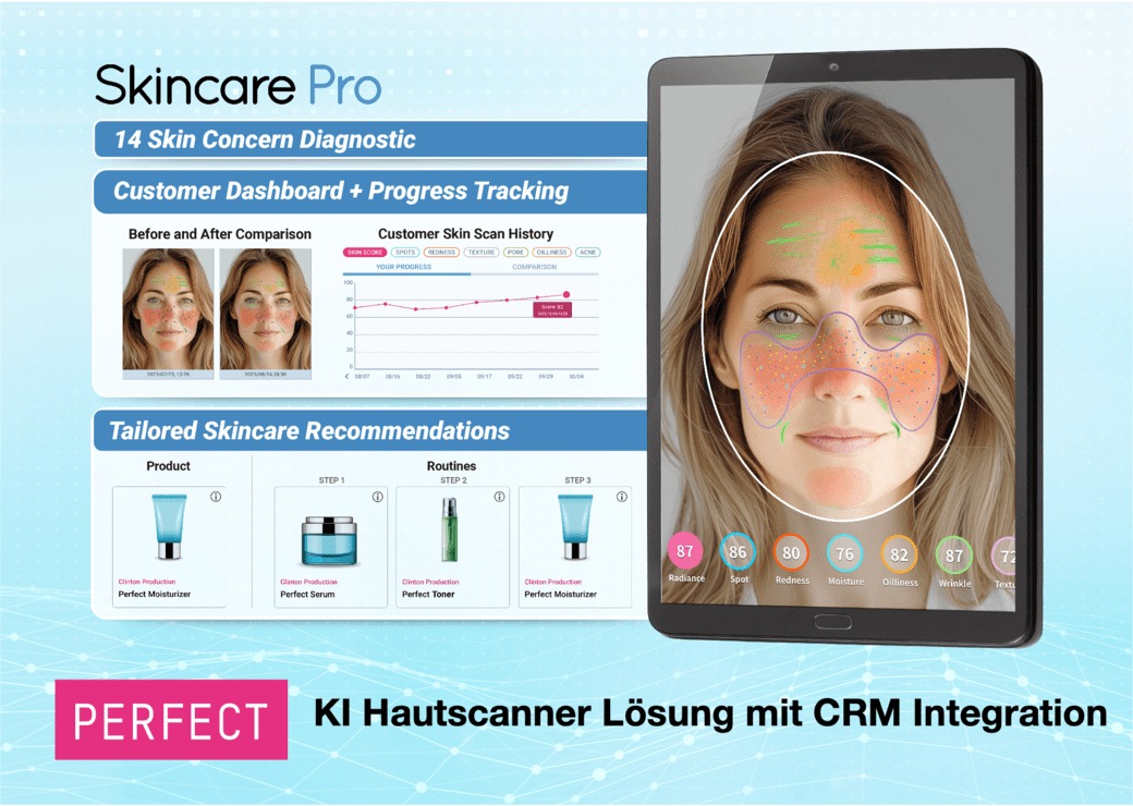 Perfect Corp. führt neue CRM-Funktion auf Skincare Pro ein, der KI-Hautscanner Lösung für iOS