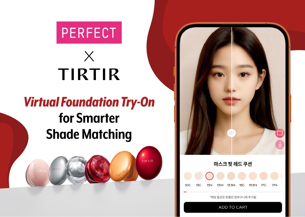 Perfect Corp. Powers AR Virtual Foundation Try-On and AI-Powered Shade Matching for TIRTIR’s Online Store and Flagship Location