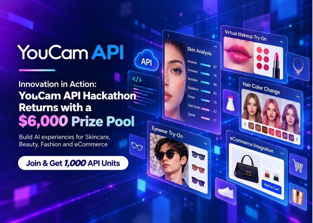 Perfect Corp.'s YouCam API Hackathon Is Back, Now Focused on eCommerce with a $6,000 Prize Pool
