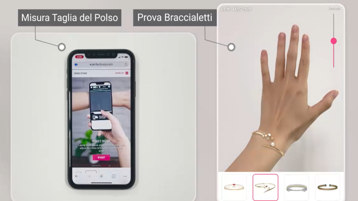 Virtual Try On Bracciali: Misurazione Automatica Taglia Polso