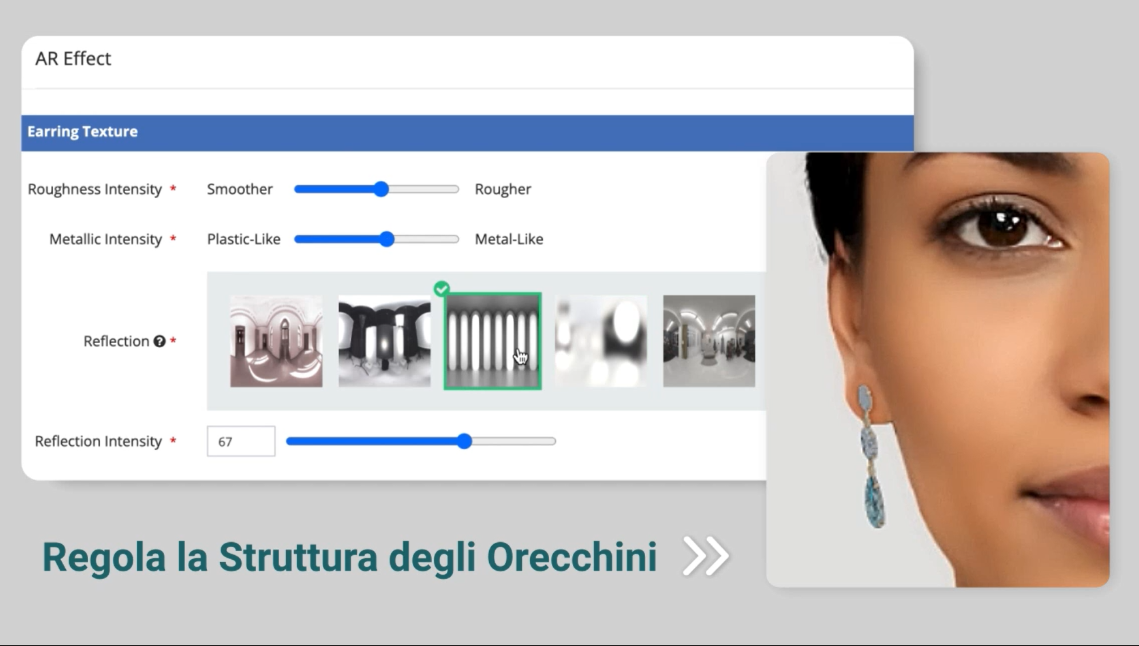 Orecchini Online da 2D a 3D