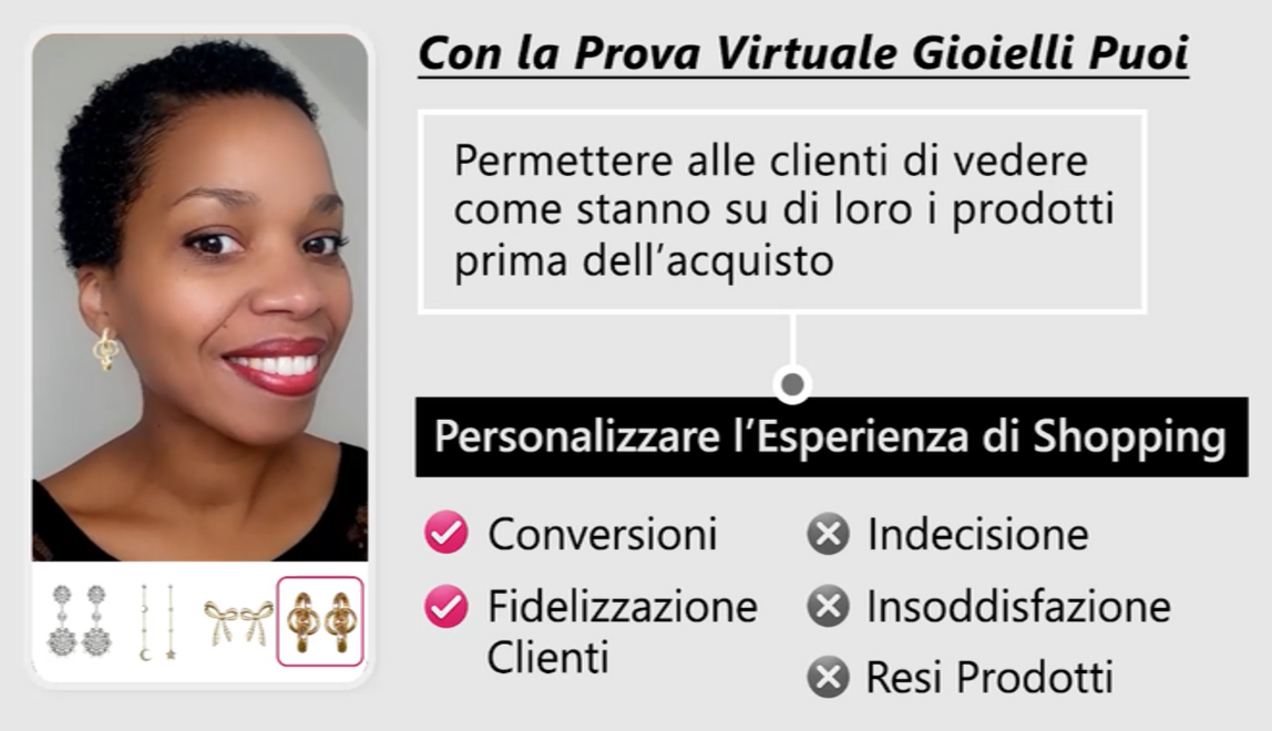 Virtual Try On Gioielli Online: Gioielli 3D