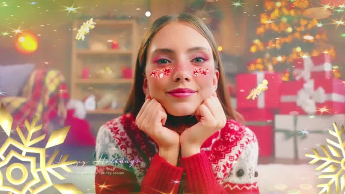 Idée video Noel pour Tiktok : filtre noel video et effet video Noel pour montage video Noel